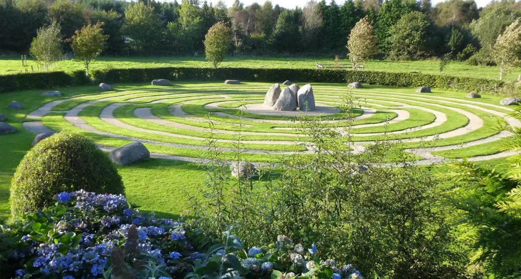 Greenan Maze form the side